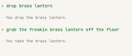 Screenshot of getting a lantern